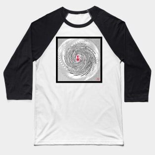 Swirl with ant Baseball T-Shirt